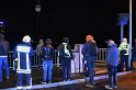 Einsatz BF Hoehenretter Koelner Seilbahn Hoehe Zoobruecke P2419